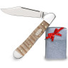 Нож перочинный ZIPPO NATURAL CURLY MAPLE MINI COPPERLOCK + ЗАЖИГАЛКА 50621_207
