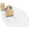 Зажигалка ZIPPO CLASSIC PATTERN DESIGN 29677